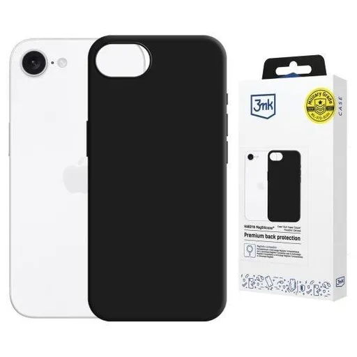 3mk ochranný kryt HARDY MagSilicone pro Apple iPhone 16E Black