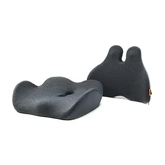 Powerton ERGO NESTIS Set bederní opěrky a podsedáku, antracitový