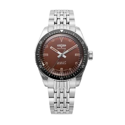 Vulcain Skindiver Nautique Brown - Beads of Rice