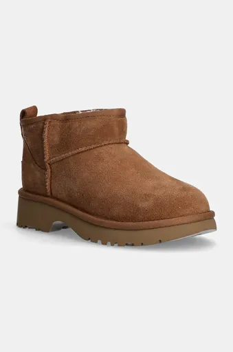 Dětské semišové sněhule UGG KIDS CLASSIC ULTRA MINI NEW HEIGHTS