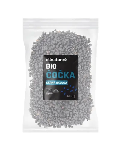 Allnature Čočka černá beluga BIO 500 g