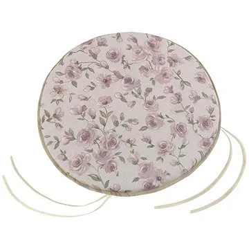 Bellatex IVO kulatý hladký - průměr 40 cm, výška puru 2 cm - lila růže (5661)