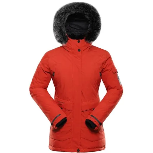 ALPINE PRO WERDA 2 Dámská zimní bunda, červená, velikost