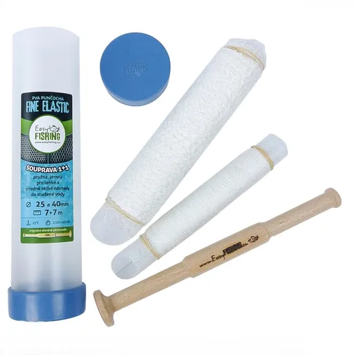 EasyFISHING PVA punčocha komplet Elastic Fine 25+40mm 7+7m,EasyFISHING PVA punčocha komplet Elastic Fine 25+40mm 7+7m