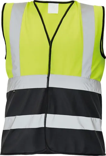 LYNX DUO vesta žlutá/navy 3XL