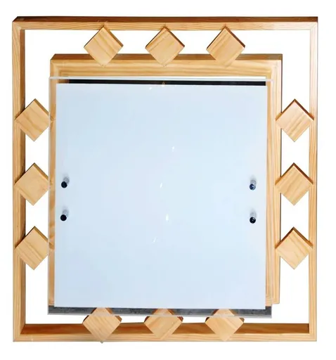 Stropní svítidlo Natura stropní svítidlo 2X60W E27 40X40X10,5 žluté