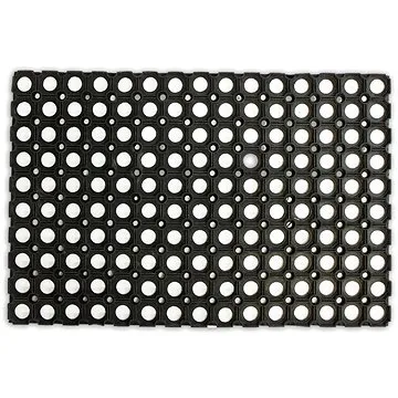 Home Elements Rohožka gumová Děrovaná černá 40 × 60 cm (8595556408827)