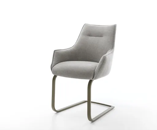 Jídelní židle Alja-Flex s područkami strukturovaná látka Měkký