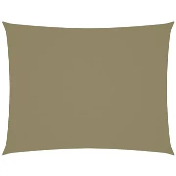 SHUMEE Plachta stínící, béžová 3,5 x 4,5m (135159)