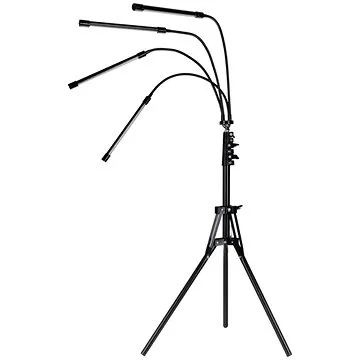 Gardlov 19388 LED Lampička pro pěstování rostlin se stativem, 80 LED, 4 panely 100W (41124)