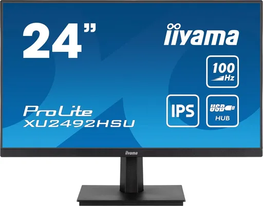 iiyama ProLite/XU2492HSU-B6/23,8"/IPS/FHD/100Hz/0,4ms/Black/3R