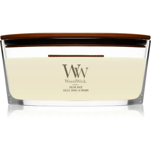 Woodwick Solar Haze vonná svíčka s dřevěným knotem (hearthwick) 453 g