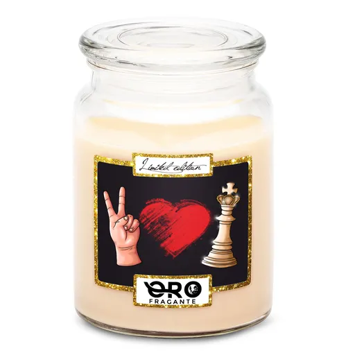 Svíčka Love Chess (Vůně svíčky: Vanilka)