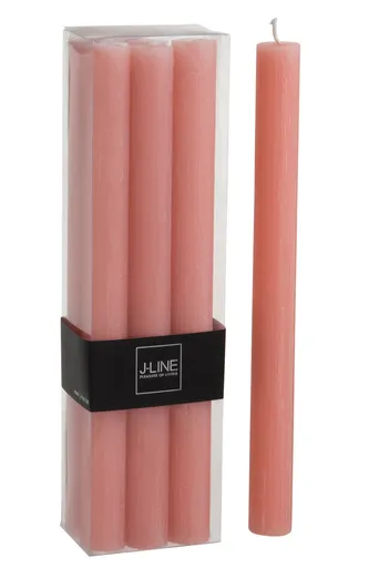 Box 6 ks stolních lososových svíček - Ø 2 *23cm / 13h J-Line by Jolipa