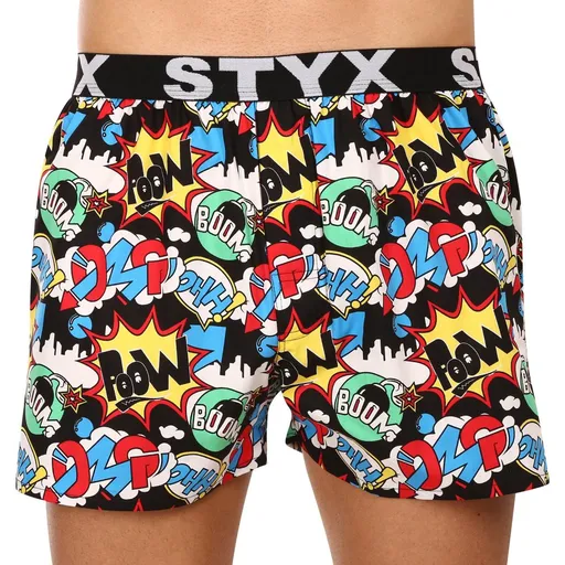 Styx Pánské trenky art sportovní guma OMG (B1456) XL