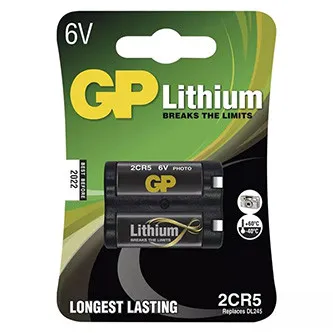 GP Jednorázová lithiová baterie 2CR5, 1-pack