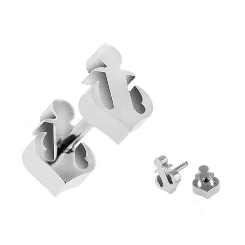 Fake plug do ucha z chirurgické oceli - kotva