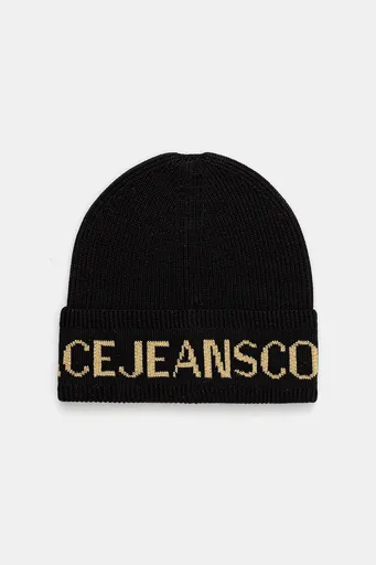 Čepice s vlnou Versace Jeans Couture