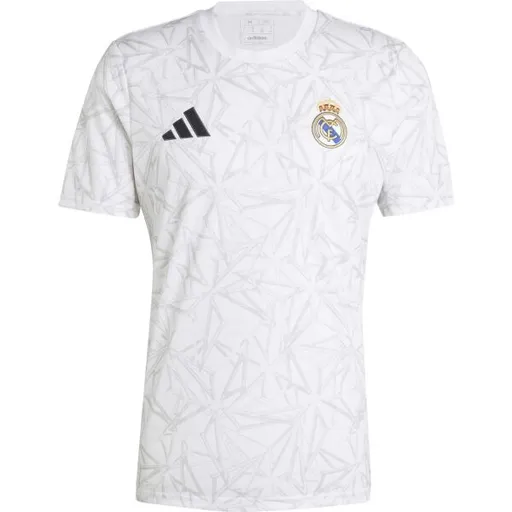 adidas REAL MADRID PRE-MATCH Pánské fotbalové triko, bílá, velikost XXL