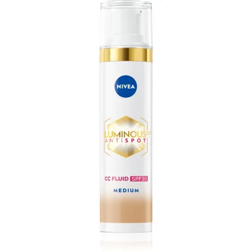 NIVEA Luminous 630 Anti Spot rozjasňující CC krém SPF 30 odstín Medium 40 ml