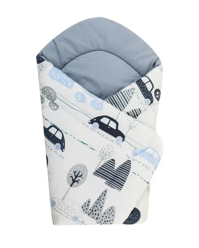 Bomimi Rychlozavinovačka soft oboustranná autíčka, modrá