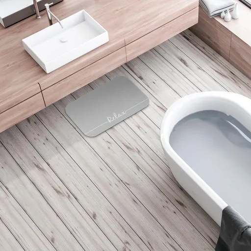 Weltbild Předložka do koupelny Relax, 40 x 60 cm, světle šedá