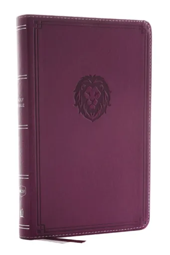 NKJV, Thinline Bible Youth Edition, Leathersoft, Purple, Red Letter, Comfort Print - Thomas Nelson