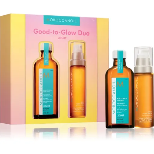 Moroccanoil Good-to-Glow Duo Light sada na vlasy a tělo 1 ks