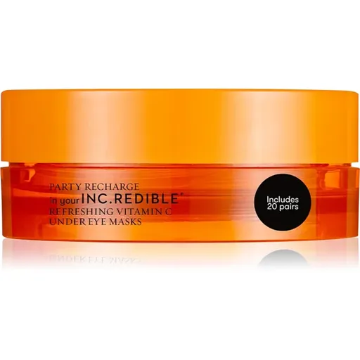 Nails Inc. Party Recharge hydrogelová maska na oční okolí s osvěžujícím účinkem 20 pár