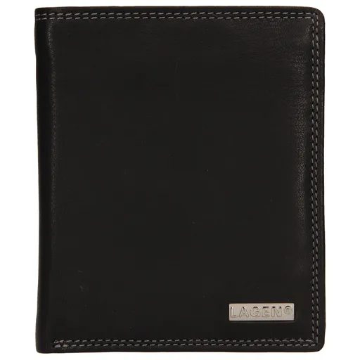 Pánská kožená peněženka Lagen Olsenn - černá