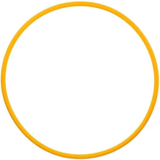 Fitforce HULA HOOP 70 Gymnastická obruč, žlutá, velikost