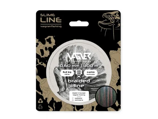 Vagner Šňůra Braided Line Camo Multicolor - 0,60mm 300m,Vagner Šňůra Braided Line Camo Multicolor - 0,60mm 300m