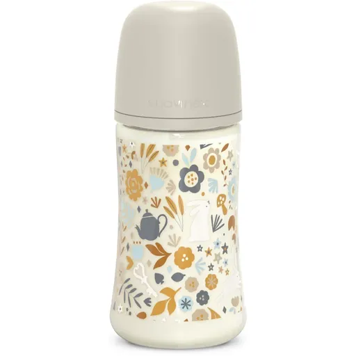 Suavinex Wonderland SX Pro Physiological Anti-Colic kojenecká láhev M Medium Flow 3 m+ Liberty Cream 270 ml