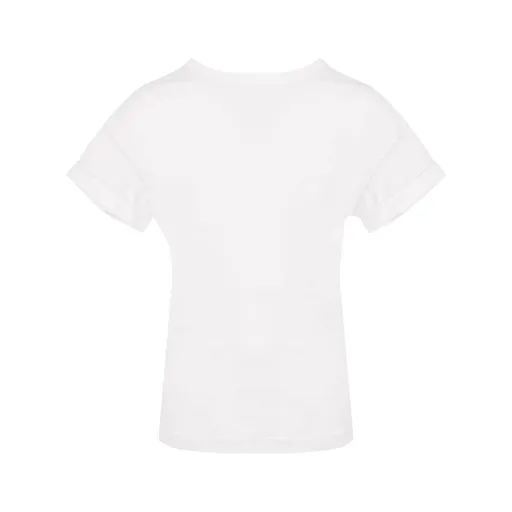 Mantis Volné dámské tričko s krátkým rukávem - Bílá | XL