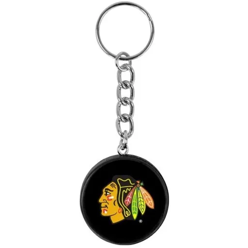 INGLASCO CHICAGO BLACKHAWKS MINIPUK Přívěsek na klíče, černá, velikost