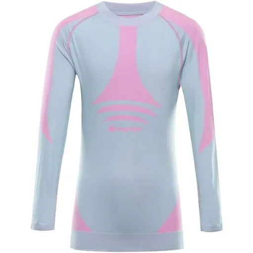 ALPINE PRO AMBOSO Dětské funkční spodní triko, světle modrá, velikost