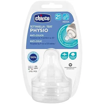 Chicco Perfect 5/Well-Being fyziologický střední průtok 2 ks, 2 m+ (8058664122202)