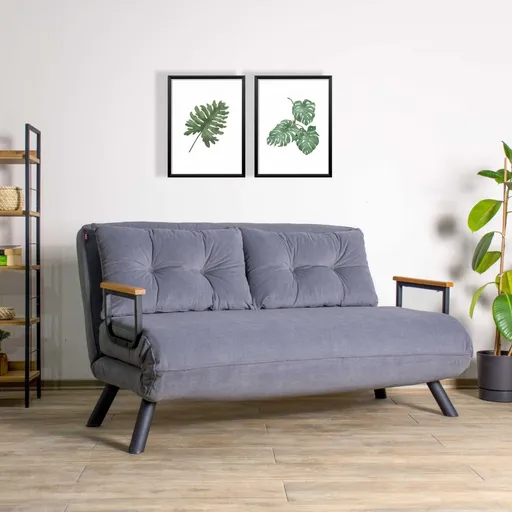 Dvoumístná rozkládací pohovka Sando 2-Seater - Grey