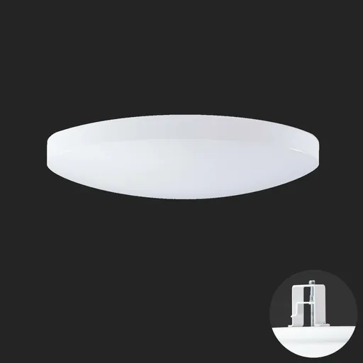 OSMONT SAG63119 SAGITA V2 stropní/nástěnné plastové polovestavné svítidlo bílá IP44 2700-6500 K 32W LED