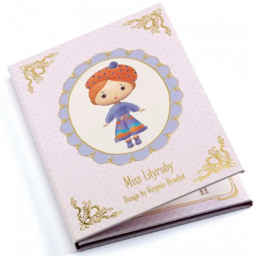 DJECO Tinyly přemístitelné samolepky Miss Lilyruby