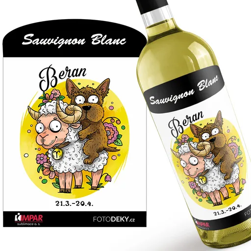 Víno Psí znamení – beran (Druh Vína: Bílé víno)