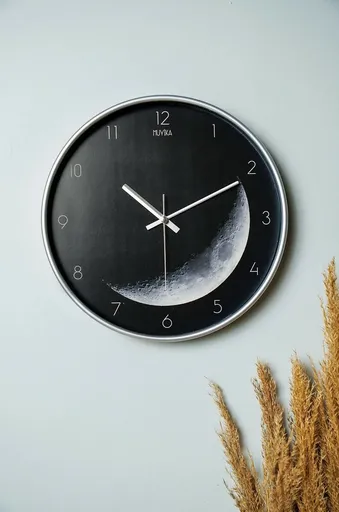 Nástěnné hodiny Moon Inzgri, 30 x 30 cm