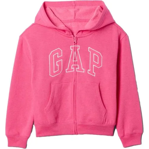 GAP V-BAS HERITAGE FZ Dívčí mikina, růžová, velikost