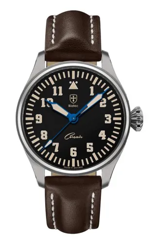 Biatec Corsair Vintage 03 - Tmavě hnědý kožený řemínek