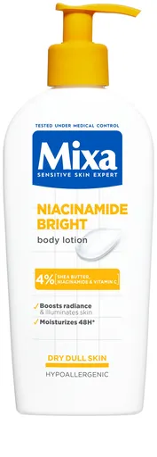 Mixa Tělové mléko pro suchou pokožku Niacinamide Bright (Body Lotion) 250 ml