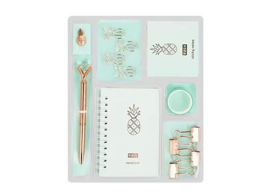 Dárková sada kancelářských potřeb EASY Pinapple Set