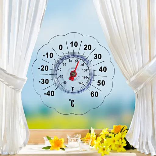 Teploměr venkovní Květina