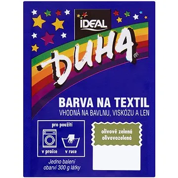 DUHA barva na textil olivově zelená 15 g (3045200475392)