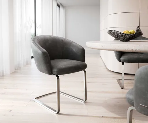 Jídelní židle Caja-Flex s područkami konzolová podnož plochá