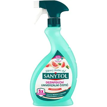 SANYTOL Dezinfekce univerzální čistič Grapefruit  500 ml (3045206312066)